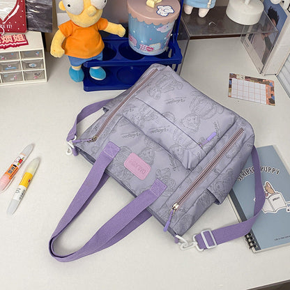 Bear Print Large Tote Bag Shoulder Crossbody Stylish Fashionable Comfortable - Fashion bear print large tote bag