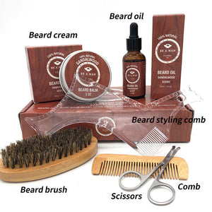 Beard care set Beard oil and beard cream - Beard Care Set Gift Box for Happy Beards Everywhere