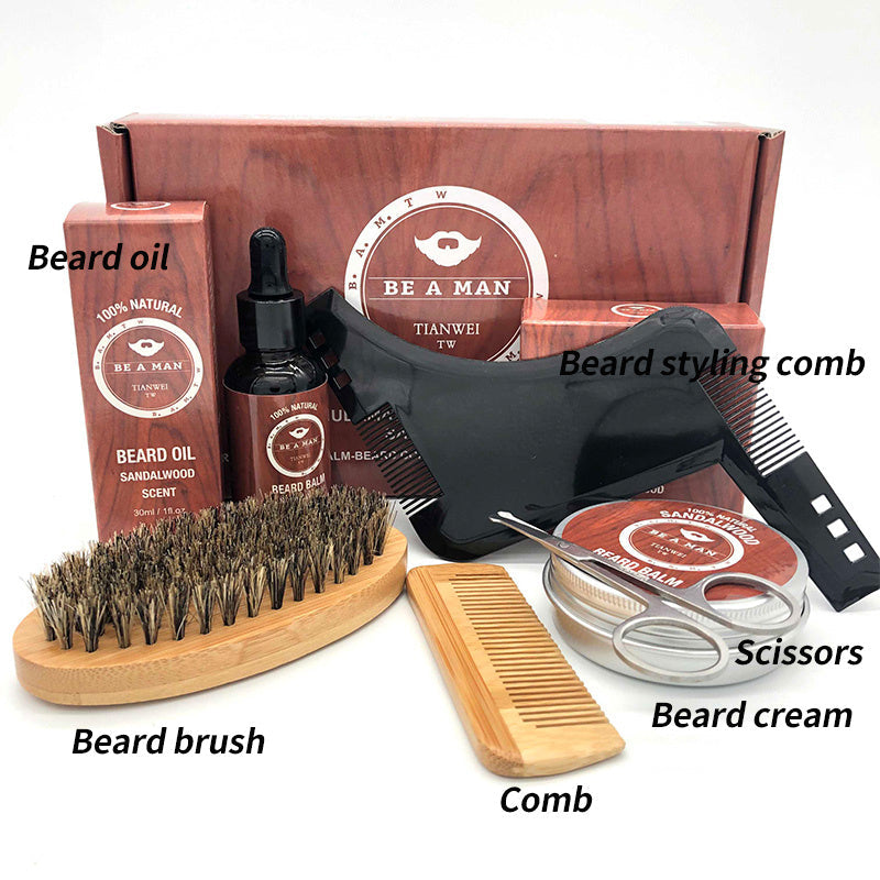 Beard care set Beard oil and beard cream - Beard Care Set Gift Box for Happy Beards Everywhere