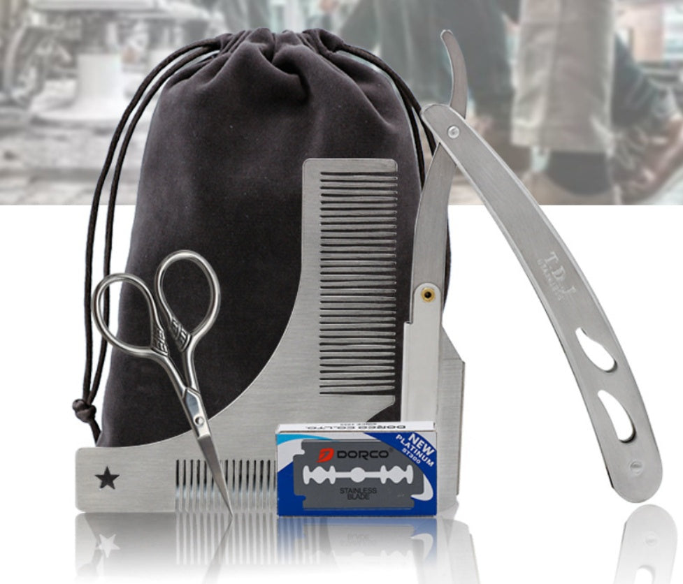 Beard Care Set for Men Nourishes Shapes and Styles Your - Those Who Fear Hair Loss beard care set
