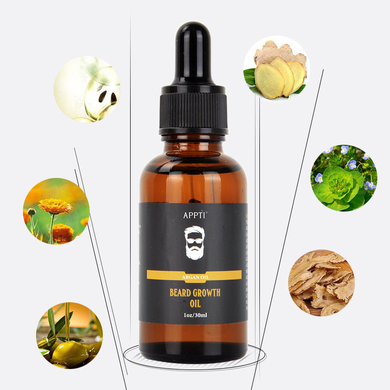 Beard Growth Oil with Moisturizing and Control for Healthy - Teleplus beard growth oil