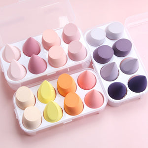 Beauty Egg Set with Powder Puff Boxed Hydrophilic Polyurethane Tool - Soft for Impeccable Power beauty egg set powder