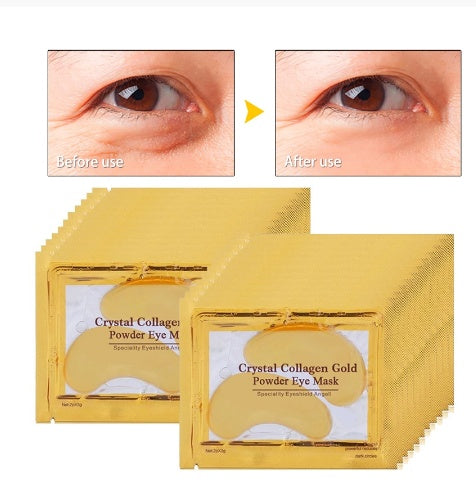 Beauty Gold Crystal Collagen Patches For Eye Anti-Aging Acne Eye Mask Korean Cosmetics Skin Care - Bye Bye Fine Lines