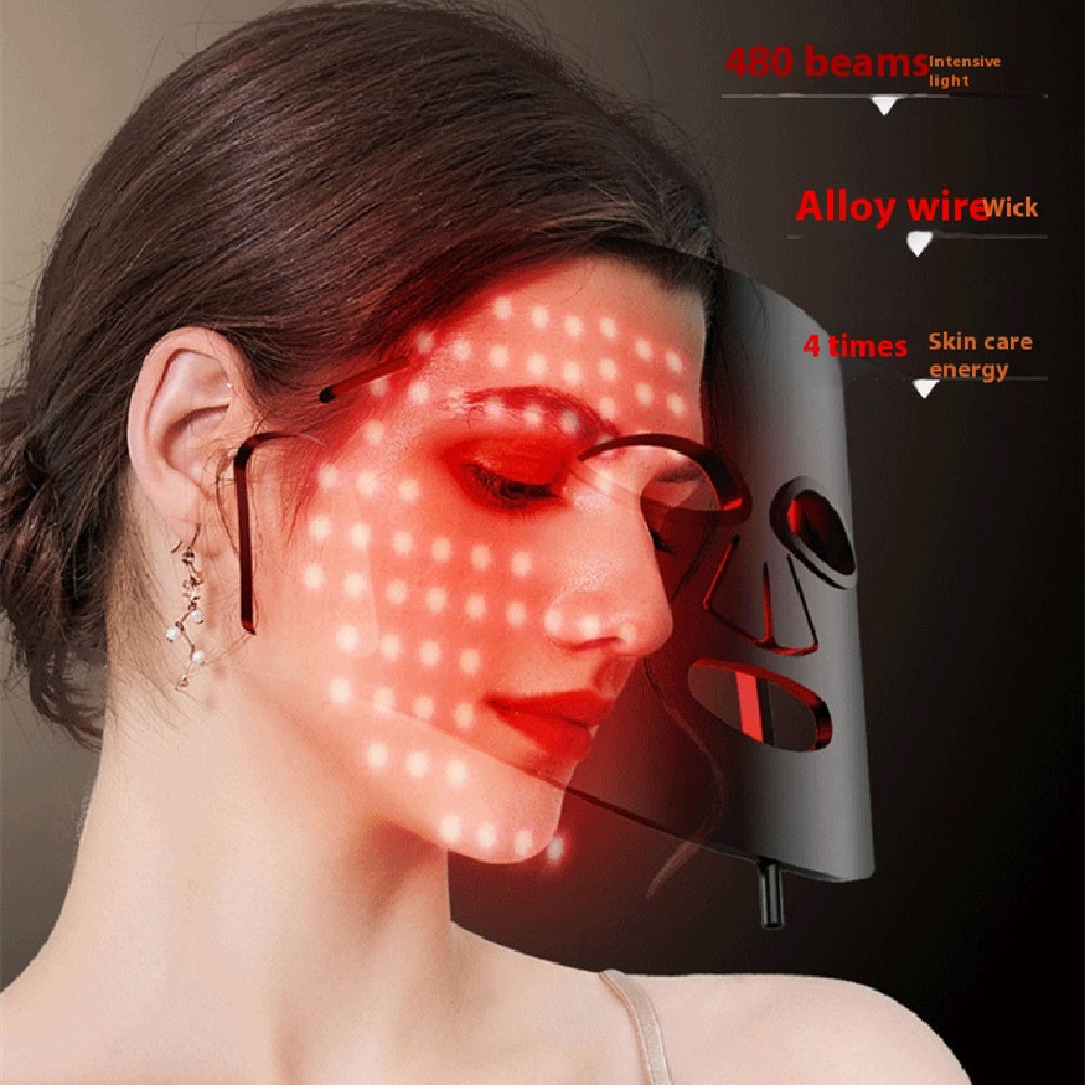 Photon IPL Device for Skin Rejuvenation and Brightening Light Beauty Instrument - Glow Crazy with Mask LED beauty mask