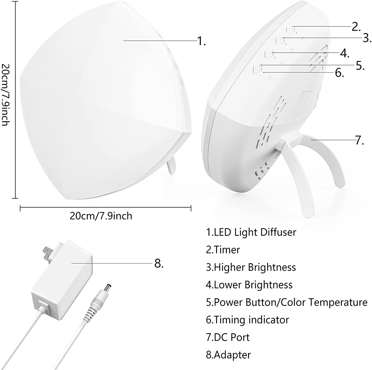 Beauty Phototherapy Lamp for Skin Treatment and Rejuvenation - at Teleplus beauty phototherapy lamp