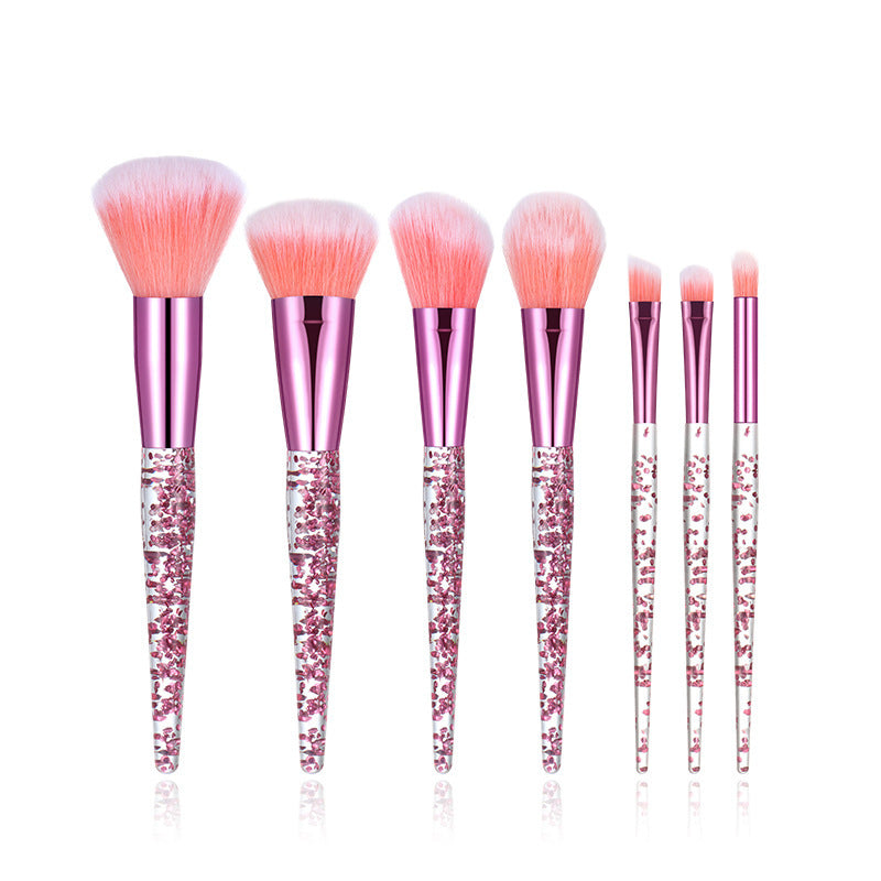 Beauty tools makeup brush - Get Your Sparkle On with Transparent Sequins Makeup Brush