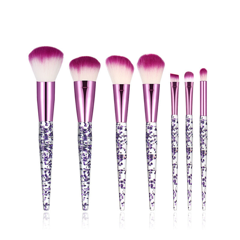 Beauty tools makeup brush - Get Your Sparkle On with Transparent Sequins Makeup Brush