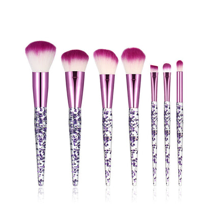 Beauty tools makeup brush - Get Your Sparkle On with Transparent Sequins Makeup Brush