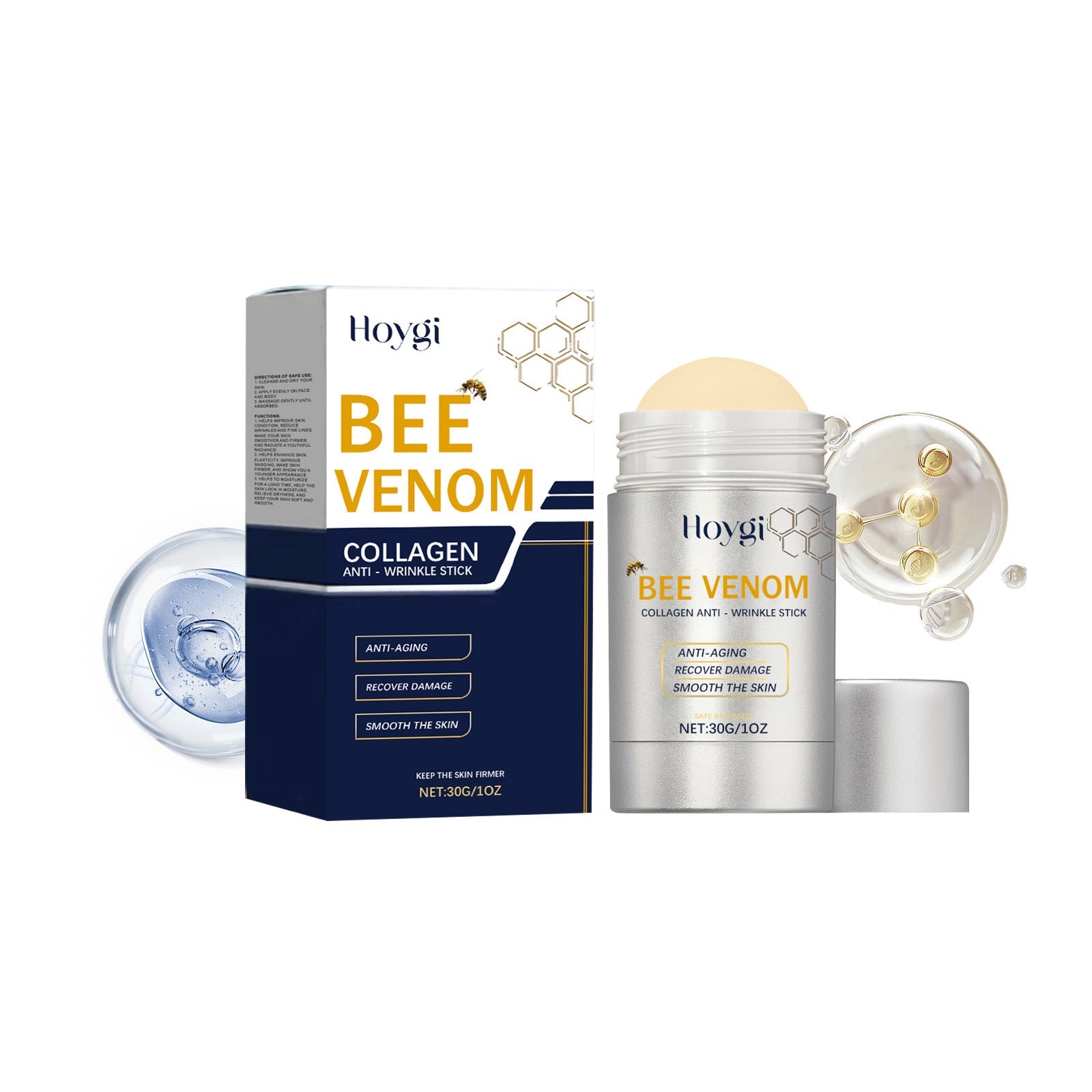 Bee Facial Moisturizing Stick for Sensitive Skin Gentle Hydration 30g - bee facial moisturizing stick gentle