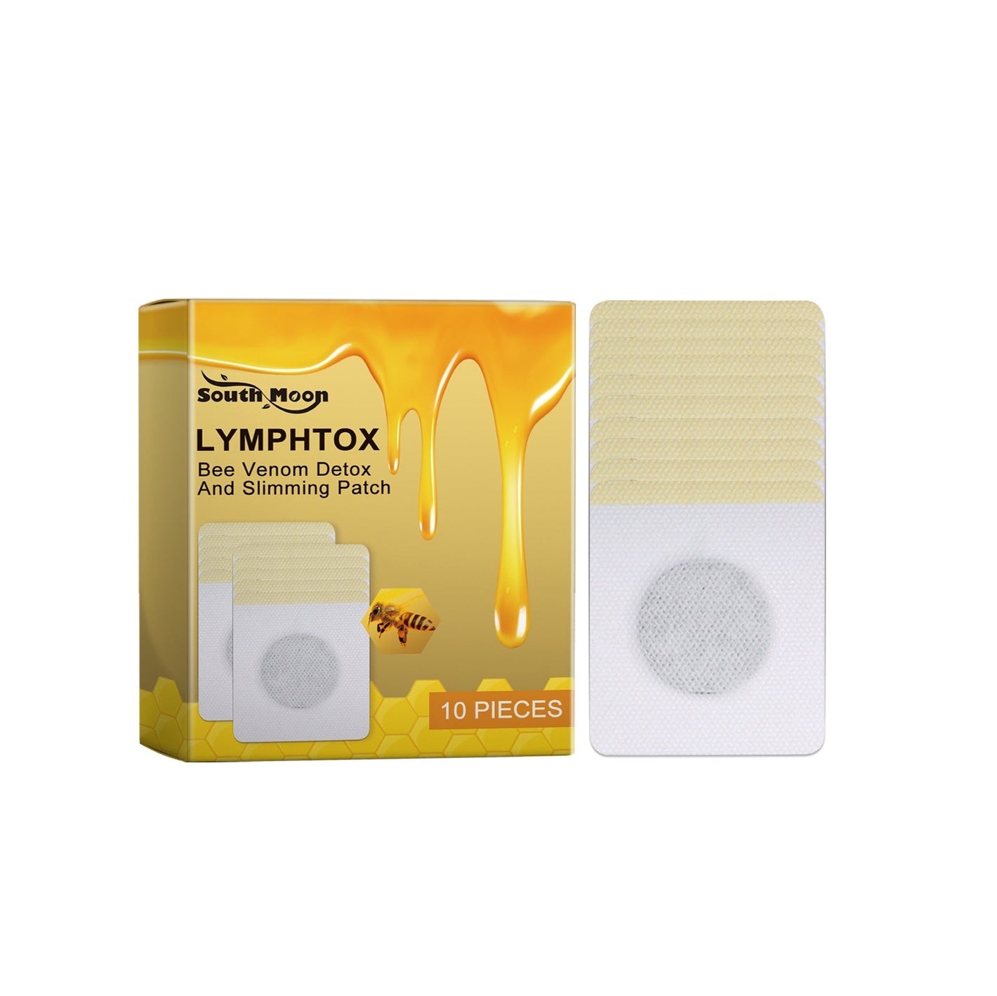 Bee Venom Detox Slimming Patch with Coffee Seed and Ginger Extract - Buzz: Magic bee venom detox slimming patch