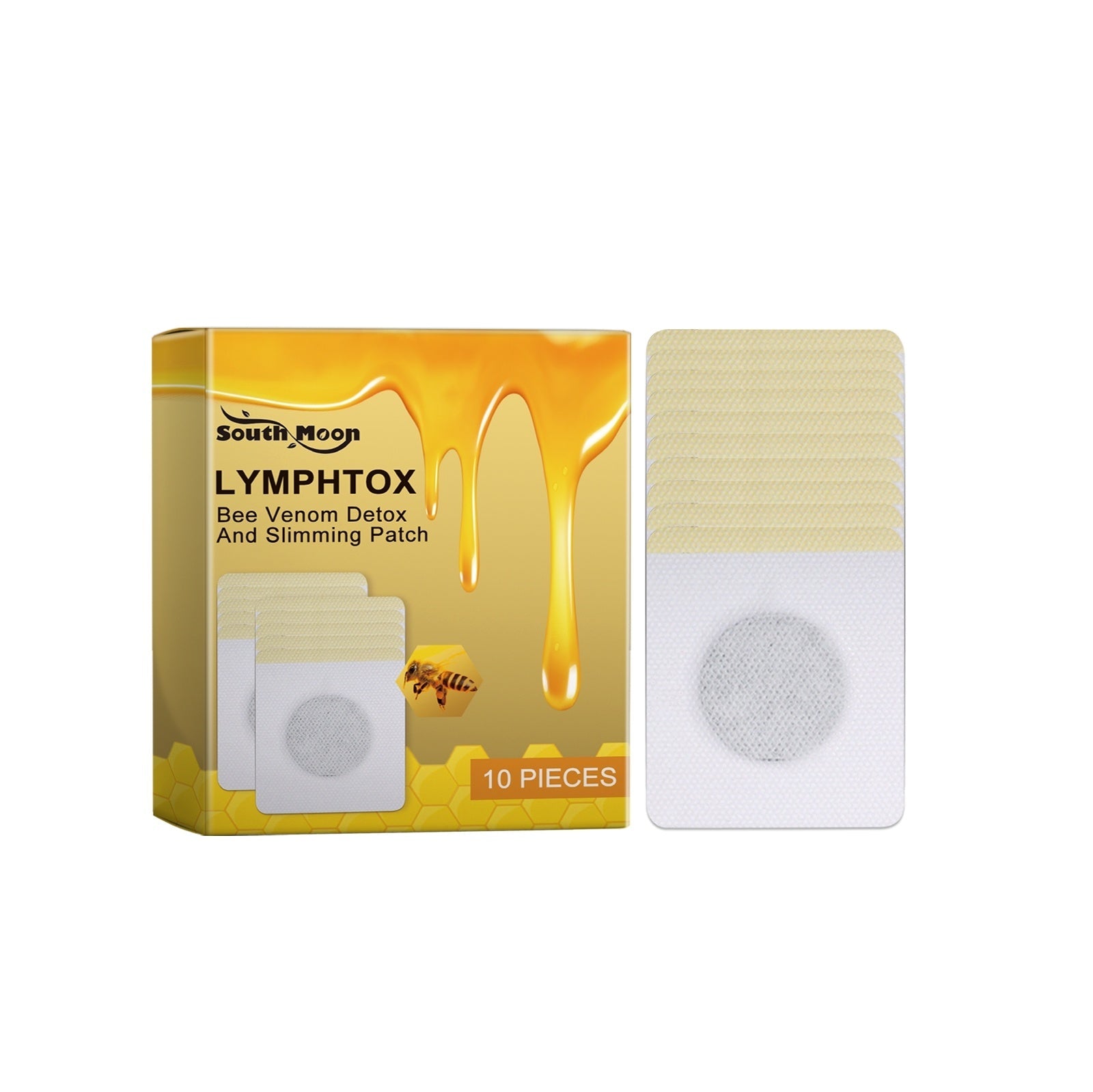 Bee Venom Detox Slimming Patch with Coffee Seed and Ginger Extract - Buzz: Magic bee venom detox slimming patch