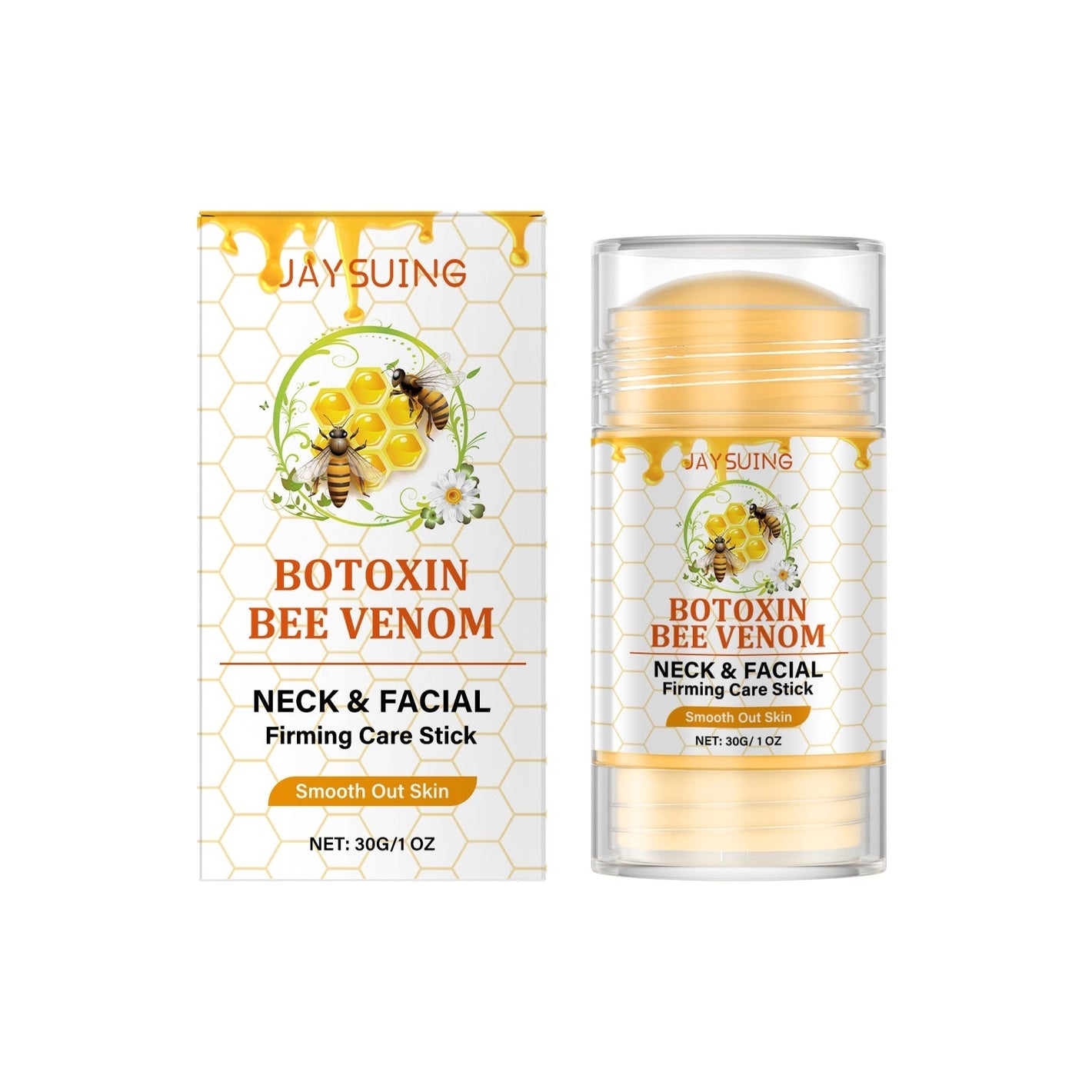 Bee Venom Neck Tightening Care Stick with Retinol and Hyaluronic Acid - Teleplus neck tightening care stick bee venom