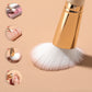 Beige Makeup Brush with Synthetic Fluff for Soft Precise Application - beige makeup brushes synthetic fluff beauty