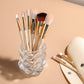 Beige Makeup Brush with Synthetic Fluff for Soft Precise Application - beige makeup brushes synthetic fluff beauty