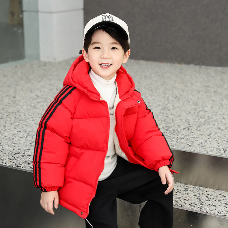 Children’s Cotton Clothes Thickened Fall Winter Coat