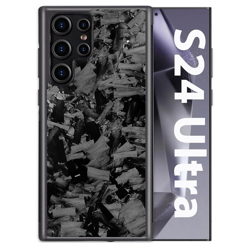 Big Grain Carbon Fiber Magnetic Bracelet with Gold Strap and Color Options - Teleplus big grain carbon fiber gold strap