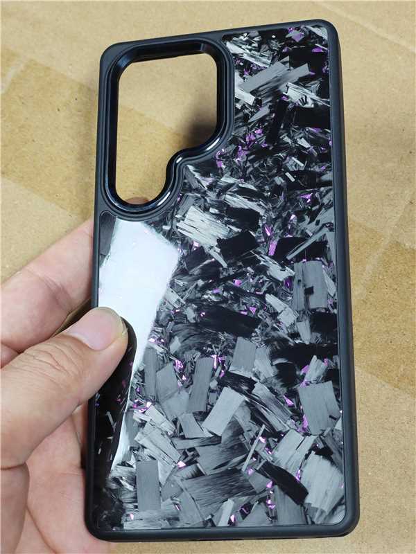 Big Grain Carbon Fiber Magnetic Bracelet with Gold Strap and Color Options - Teleplus big grain carbon fiber gold strap