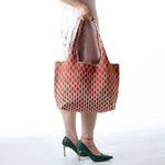 Big Wave Flying Woven Bag with Geometric and Pattern Collection - Teleplus big wave flying woven bag