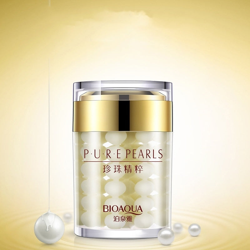 Bioaqua Pearl Essence Moisturizing Smooth Cream for All Skin Types 60g - Teleplus bioaqua pearl essence moisturizing