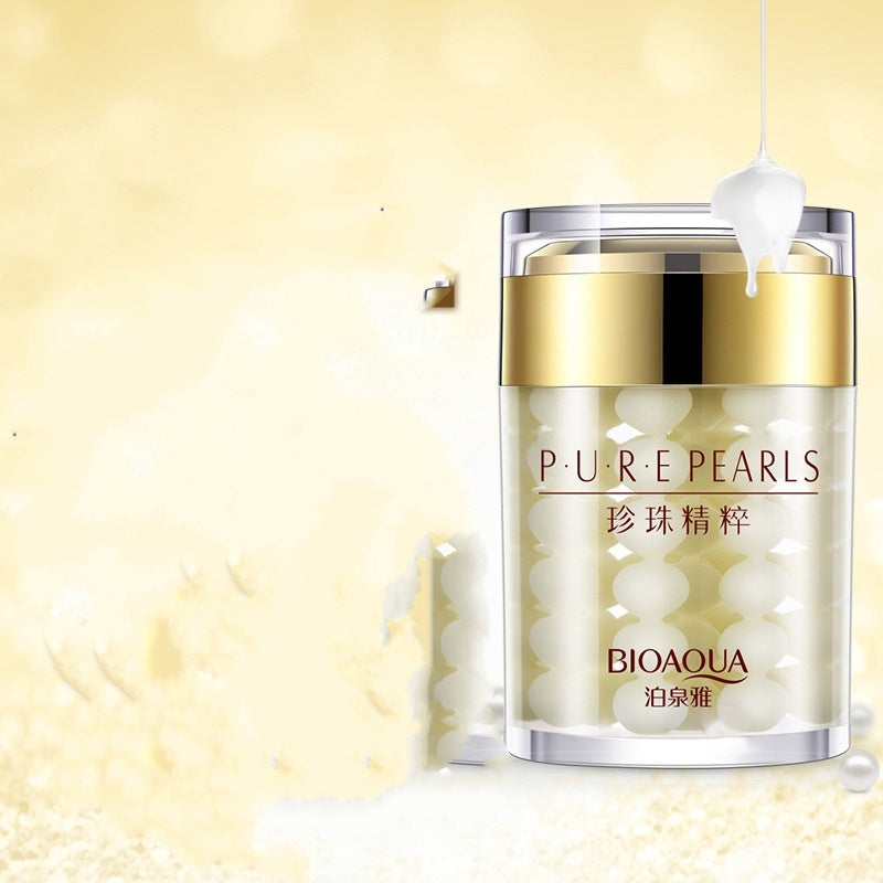 Bioaqua Pearl Essence Moisturizing Smooth Cream for All Skin Types 60g - Teleplus bioaqua pearl essence moisturizing