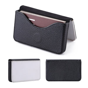 Black and Brown Card Holder for Travel Gifts in the United States - Sublimation Holder: Perfect Valentine’s Day Fun