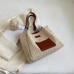 Black and brown Corduroy Student Shoulder Bag for College Commuting - Brown college student shoulder bag class commuter