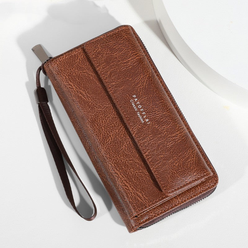 Black and Brown PU Wallet with 20% Off Urban Simplicity Packing - 20 urban simplicity packing