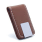 Black and Brown Synthetic Leather Lining for United States CHF Products - Magnetize Your Cash with Style Humor united
