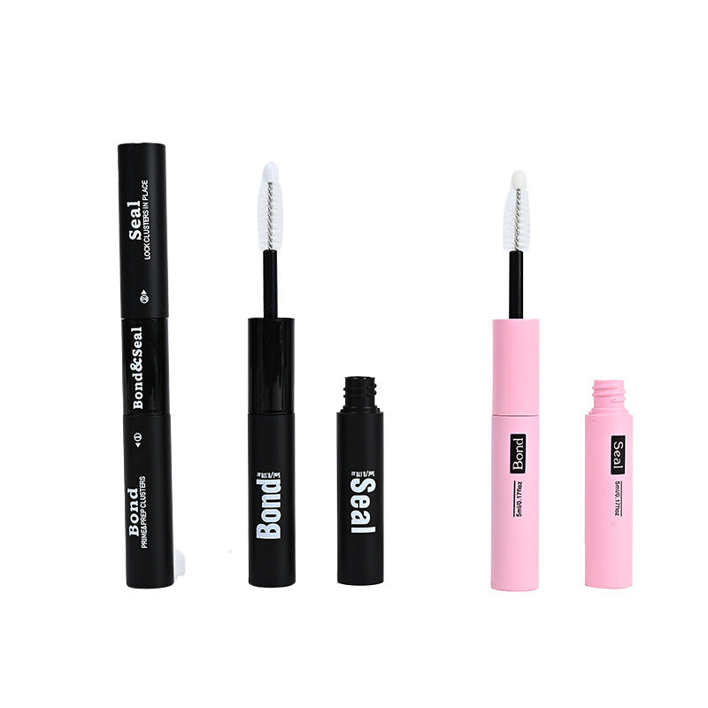 Black and Pink False Eyelash Glue with Sealant for Strong Lash Bond - Teleplus Eye eye lash glue bond sealan