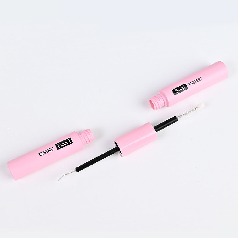 Black and Pink False Eyelash Glue with Sealant for Strong Lash Bond - Teleplus Eye eye lash glue bond sealan