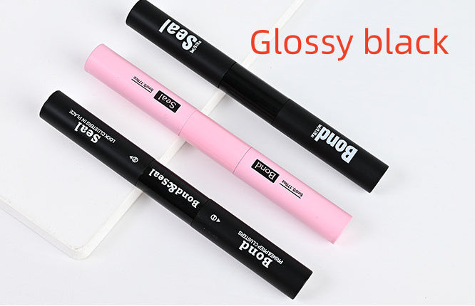 Black and Pink False Eyelash Glue with Sealant for Strong Lash Bond - Teleplus Eye eye lash glue bond sealan