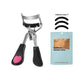 Black and White Portable Eyelash Curler with Tape Packaging Options - Teleplus portable eyelash curler novice