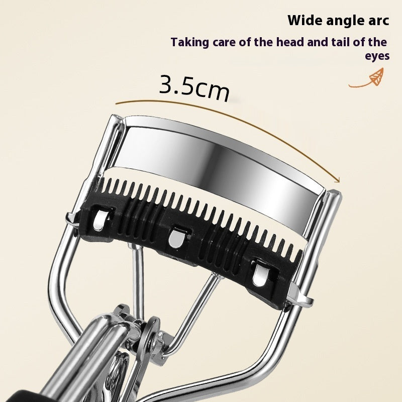 Black and White Portable Eyelash Curler with Tape Packaging Options - Teleplus portable eyelash curler novice