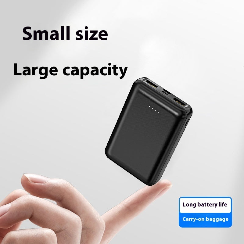 Black and White Portable Power Bank with Creative Design - Teleplus portable power bank white creative design