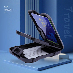 Black Army Green and Dark Gray 22MM Wallet for Bank Card Storage - Armor Your Cash Classy Style bank card united states