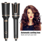 Black Automatic Spiral Curling Iron with Negative Ion Technology - Teleplus black automatic spiral electric curling