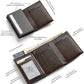 Black Carbon Fiber Microfiber Wallet for Men and Women with RFID Protection - Anti-theft Card Holder Sneaky Swipers