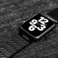 Black Carbon Fiber Strap for Apple Watch 22mm Lightweight Resin Design - Teleplus carbon fiber strap black lightweight