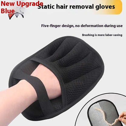 Black Cloth Pet Hair Cleaner Reusable Lint Remover for Removal - Teleplus pet hair cleaner