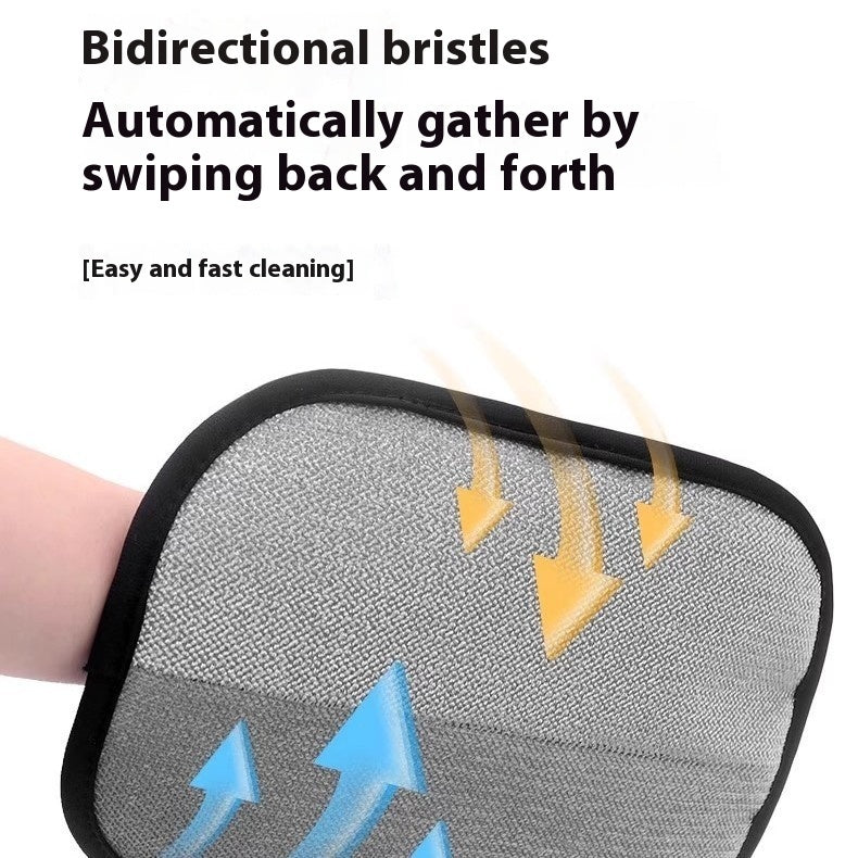 Black Cloth Pet Hair Cleaner Reusable Lint Remover for Removal - Teleplus pet hair cleaner