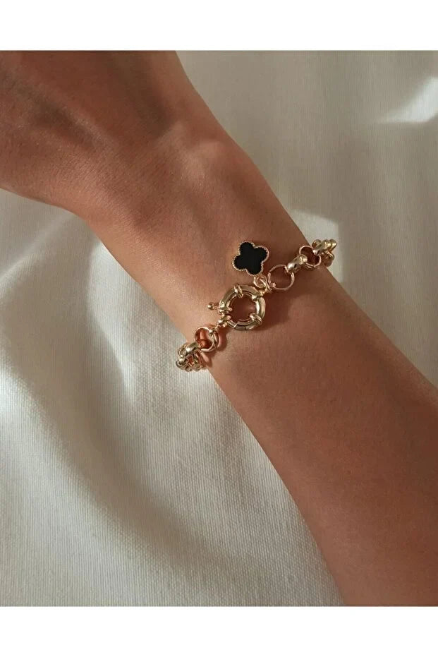 Black Clover Bracelet Elegant Jewelry for Women Simple Daily Accessory - Teleplus black clover