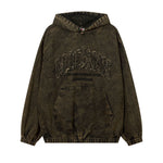 Black Cotton Pullover Hoodie for Teen Boys Men Hooded Long Sleeve Asian Size