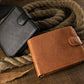 Black Cowhide Wallet with Opening Latch for US Market and CHF Payments - Men Shorter Than Your Ex’s List united states