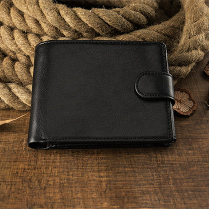 Black Cowhide Wallet with Opening Latch for US Market and CHF Payments - Men Shorter Than Your Ex’s List united states