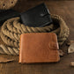 Black Cowhide Wallet with Opening Latch for US Market and CHF Payments - Men Shorter Than Your Ex’s List united states