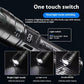 Black Digital Focus Flashlight with Portable Long Endurance and Strong Light - Teleplus flashlight charging portable