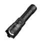 Black Digital Focus Flashlight with Portable Long Endurance and Strong Light - Teleplus flashlight charging portable