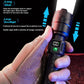 Black Digital Focus Flashlight with Portable Long Endurance and Strong Light - Teleplus flashlight charging portable
