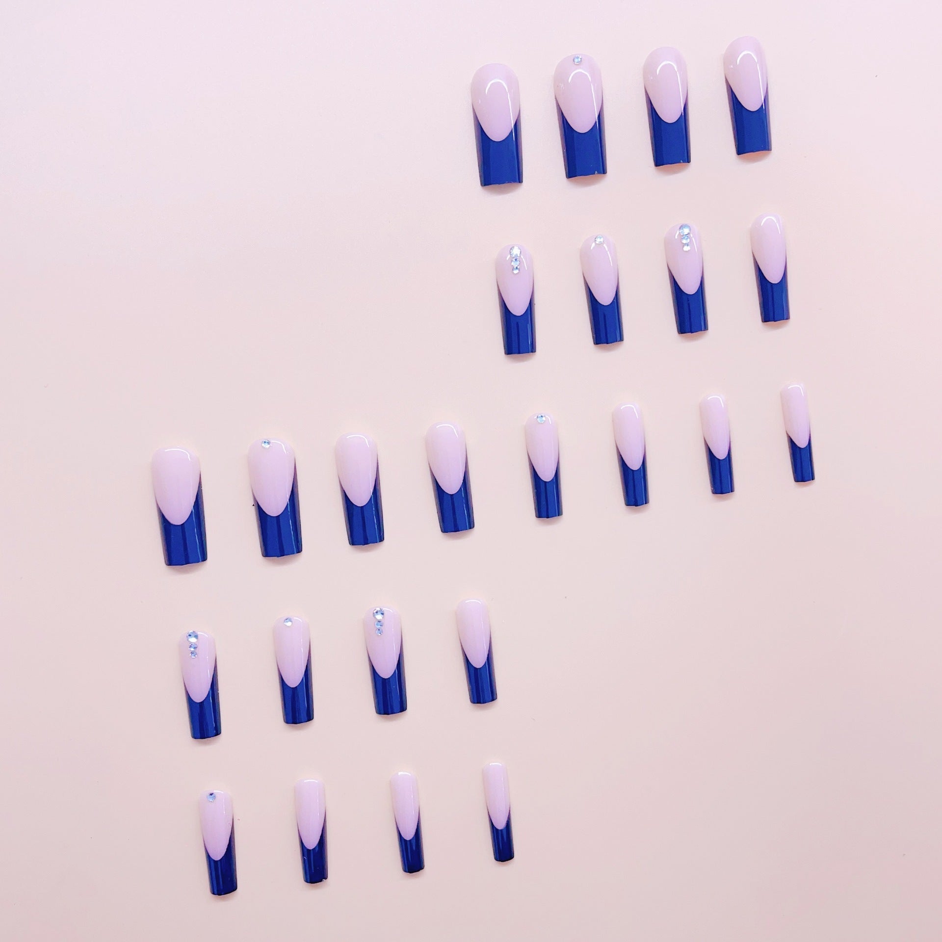 Black Edge French Glue for Long Ballet and Finished Wear Manicure - Teleplus black edge french long ballet finished