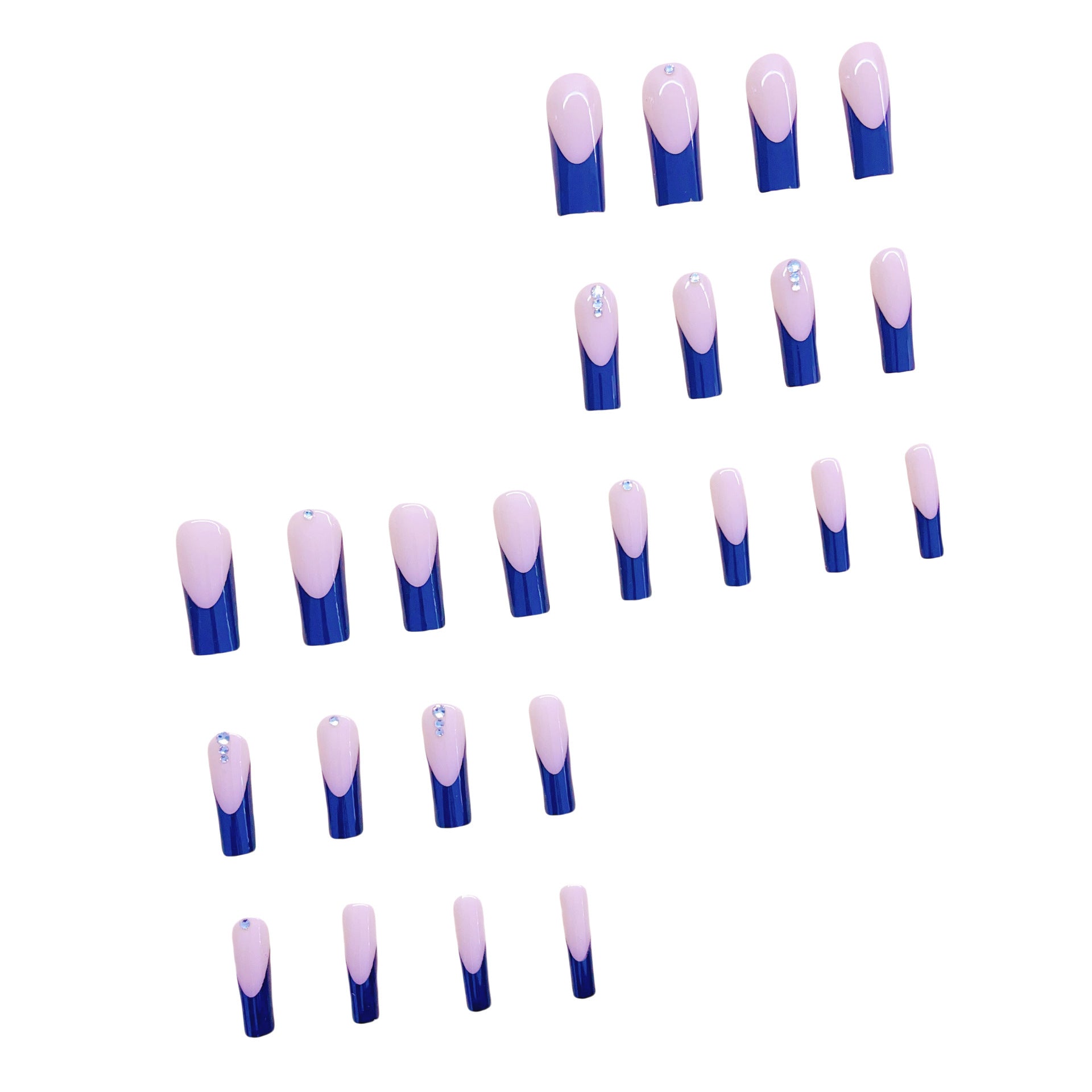 Black Edge French Glue for Long Ballet and Finished Wear Manicure - Teleplus black edge french long ballet finished